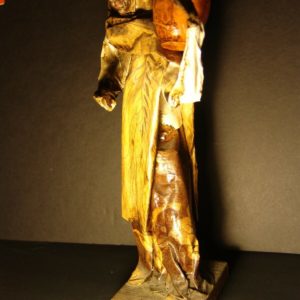 Active Water Witch Carrying a Broken Vessel from a Well (Sculpture)